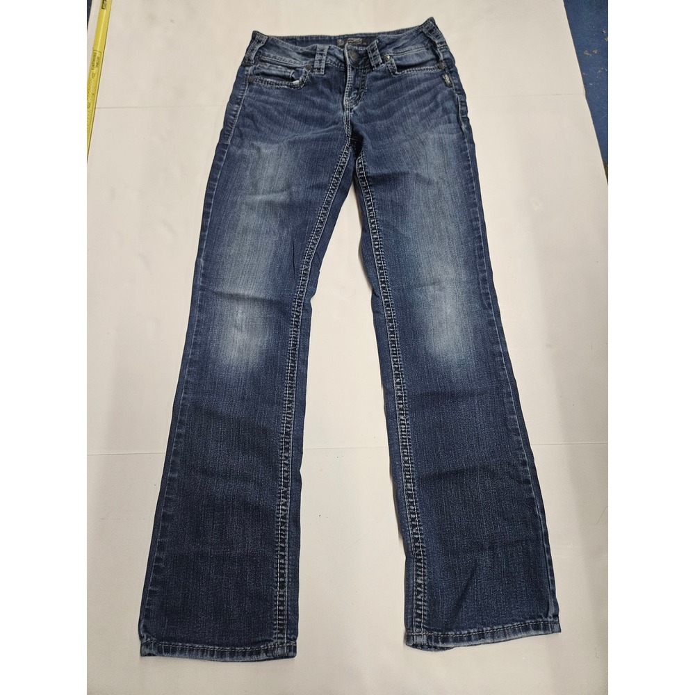 Silver Jeans Co Suki Mid Slim Boot W28 L33 Medium Wash Denim L93616SSA460